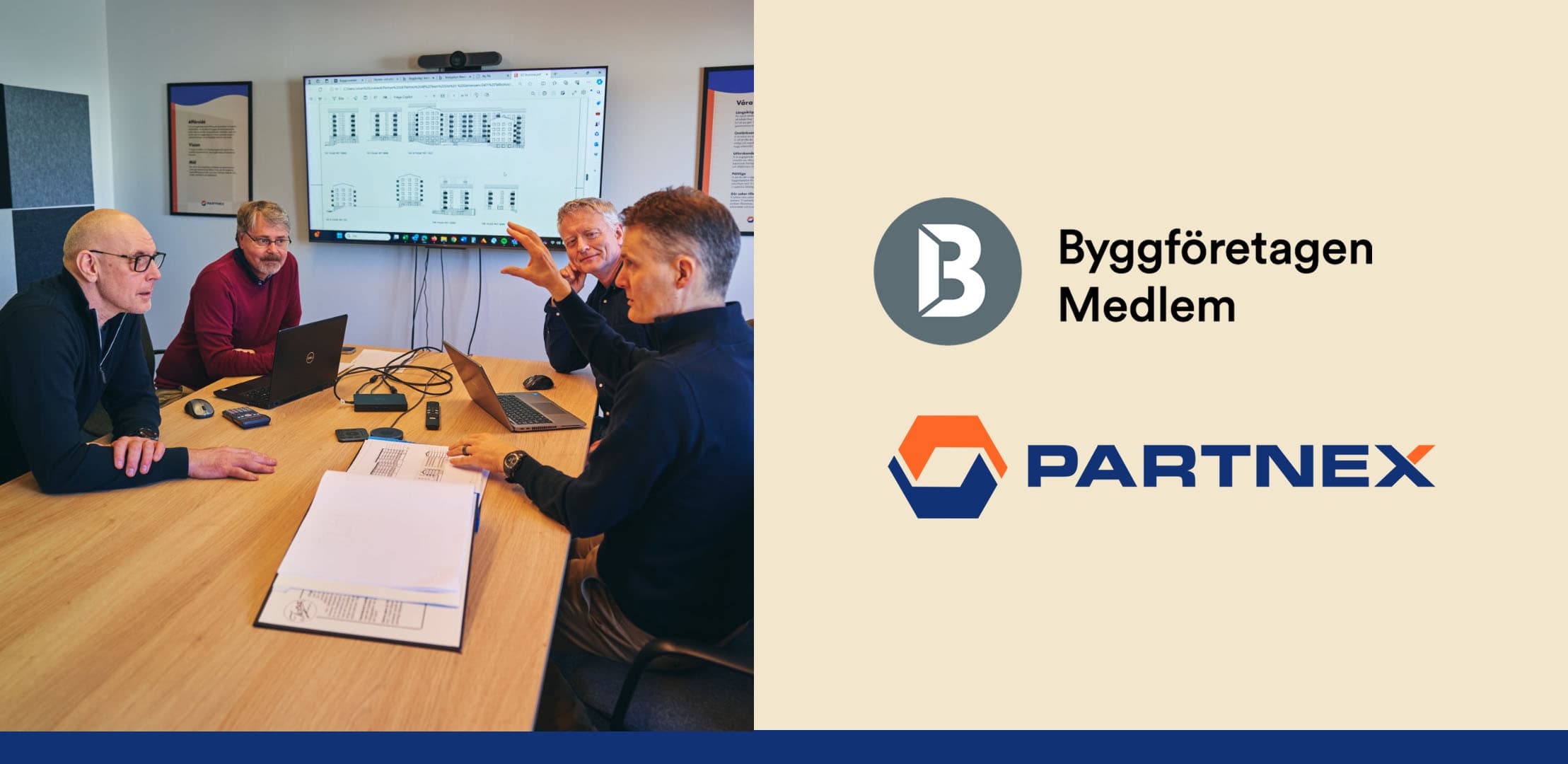 Partnex ansluter sig till Byggföretagen